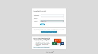 
                            8. Loopia Webmail :: Welcome to Loopia Webmail