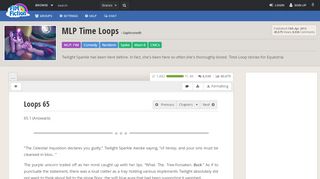 
                            7. Loops 65 - MLP Time Loops - Fimfiction