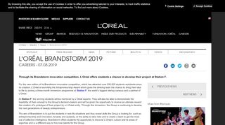 
                            2. L'Oréal Brandstorm 2019 - L'Oréal Group