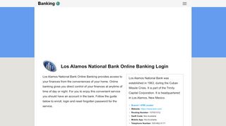 
                            8. Los Alamos National Bank Online Banking Login - BankingHelp.US