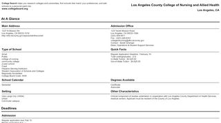 
                            6. Los Angeles County College of Nursing and Allied Health - The ...