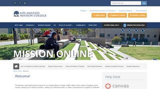 
                            2. Los Angeles Mission College - Welcome!