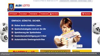 
                            11. LOTTO 6 aus 49, EuroJackpot, GlücksSpirale online bei …