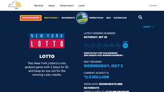 
                            7. Lotto | New York Lottery