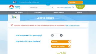 
                            6. LottoMax Game Configurator | Atlantic Lottery Corporation