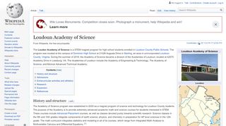 
                            9. Loudoun Academy of Science - Wikipedia