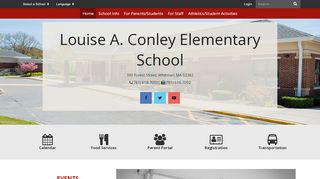 
                            7. Louise A. Conley Elementary School: Home