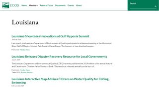 
                            7. Louisiana Archives | The Environmental Council of the States (ECOS)