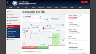 
                            4. Louisiana Bureau of EMS - nremt