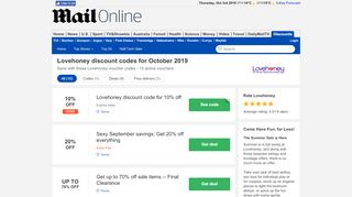 
                            6. Lovehoney discount code - 205 OFF in August - Daily Mail