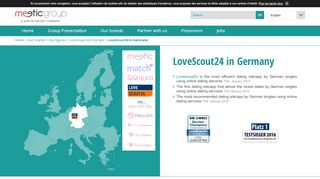 
                            2. LoveScout24 in Germany | Meetic group