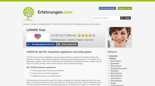 
                            5. LOVOO für den PC: Kostenlos registrieren und online gehen