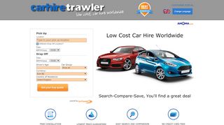 
                            3. Low Cost Car Rental Worldwide. Car hire powered by Cartrawler.