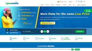 
                            10. Low Cost International Calls, SIM Only Deals ... - Lycamobile