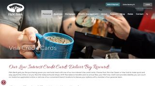 
                            9. Low Interest Credit Cards | F&M Bank - Shenandoah Valley