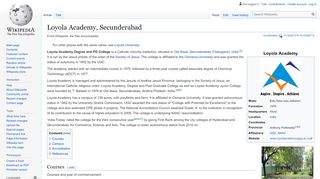 
                            1. Loyola Academy, Secunderabad - Wikipedia