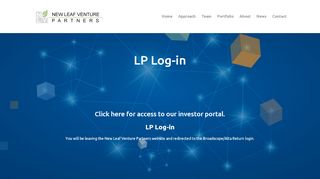 
                            7. LP Log-in - nlvpartners - New Leaf Venture Partners