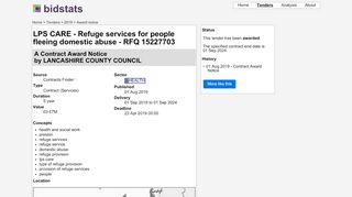 
                            6. LPS CARE - Refuge Services for People Fleeing Domestic Abuse