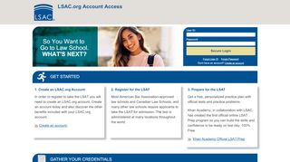 
                            2. LSAC.org Account Access | Law School Admission Council