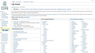 
                            7. LSL Portal - Second Life Wiki