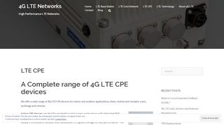 
                            3. LTE CPE - 4G LTE Networks