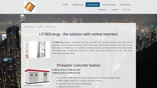 
                            3. LTi REEnergy central inverers, PVmaster station or ...