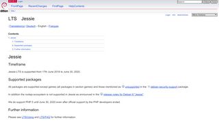 
                            7. LTS/Jessie - Debian Wiki
