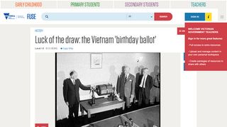 
                            9. Luck of the draw: the Vietnam 'birthday ballot' - FUSE ...