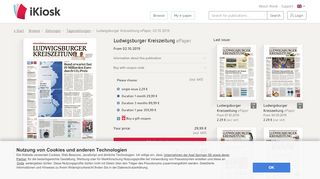 
                            8. Ludwigsburger Kreiszeitung ePaper - iKiosk