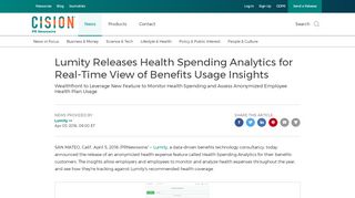 
                            9. Lumity Releases Health Spending Analytics for Real-Time View of ...