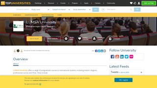 
                            7. LUMSA University | Postgraduate | Top Universities