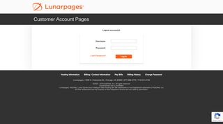 
                            8. Lunarpages hosting login
