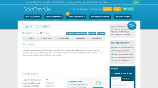 
                            4. Lunchit Ltd - Irish Company Info and Credit Scores - SoloCheck