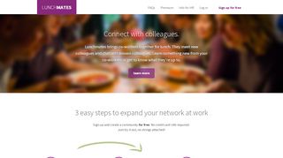 
                            3. LUNCHMATES - connect with colleagues