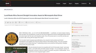 
                            8. Lund Boats Wins Second Straight Innovation Award at Minneapolis ...