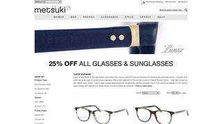 
                            5. Lunor glasses & sunglasses - Buy online & in store