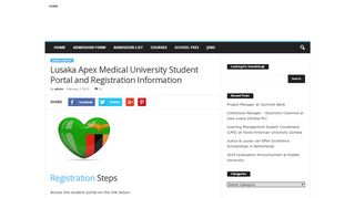 
                            4. Lusaka Apex Medical University Student Portal and Registration ...