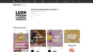 
                            8. Lush Fresh Handmade Cosmetics on the App Store