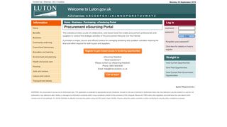 
                            8. Luton Borough Council Procurement