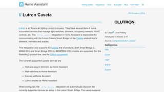 
                            7. Lutron Caseta - Home Assistant