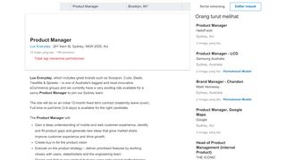 
                            6. Lux Everyday sedang mencari pekerja sebagai Product Manager di ...