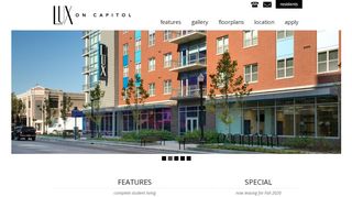 
                            6. LUX on Capitol | student housing @IUPUI
