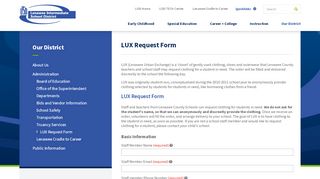
                            9. LUX Request Form - Truancy Services - Administration - Our ...