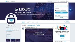 
                            8. Lux Scientiae, Inc. (@LuxSci) | Twitter