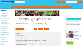 
                            9. Luxembourg Expat Forum: looking for a room in luxembourg ...