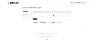 
                            1. LuxSci WebMail Login
