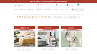 
                            4. Luxury Bedding, Homewares, Furniture & Kids | Adairs Online