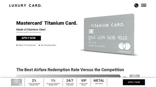 
                            2. Luxury Card | Mastercard Titanium Card