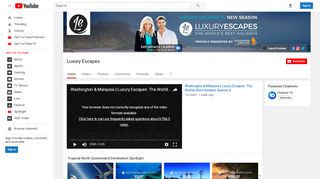 
                            2. Luxury Escapes - YouTube