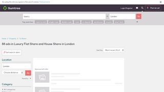 
                            6. Luxury Flat Share and House Share in London - Gumtree